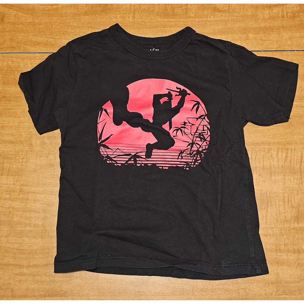 Boys 4T Children's Place Ninja Black T-Shirt B